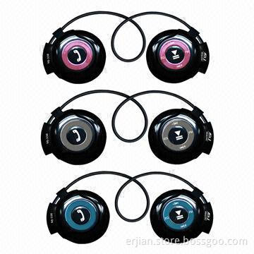 China Bluetooth Headsets, from Headphones Manufacturer, Built-in Mic, FM Radio, SD Card Slot